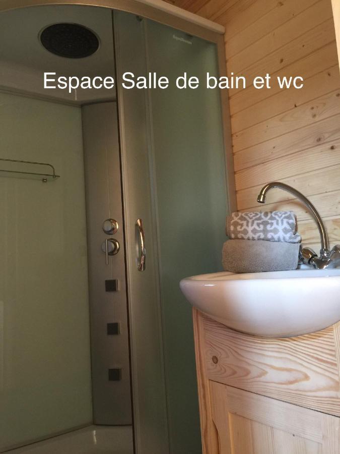 Roulottes Du Chalet Des Pins Rougeou Exteriér fotografie
