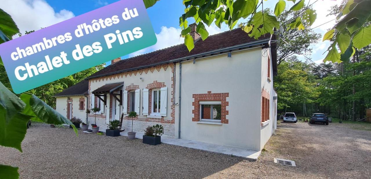 Roulottes Du Chalet Des Pins Rougeou Exteriér fotografie